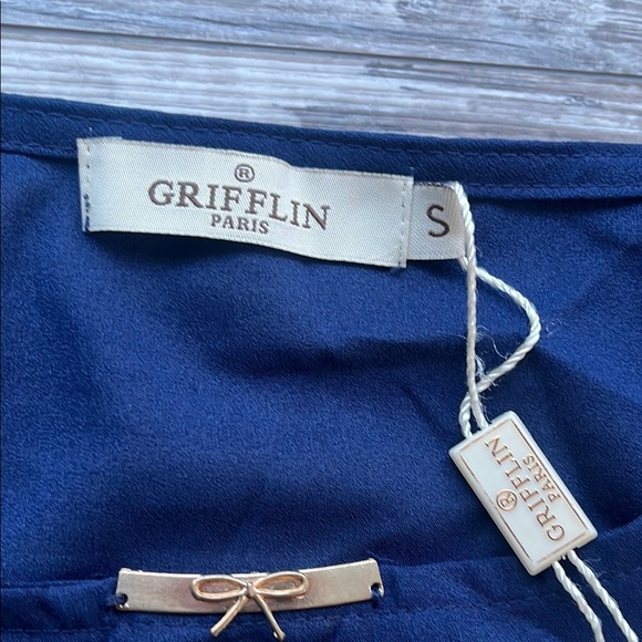 GRIFFLIN Colorful Long Sleeve Dress with Geometric Patterns - Picture 2 of 8